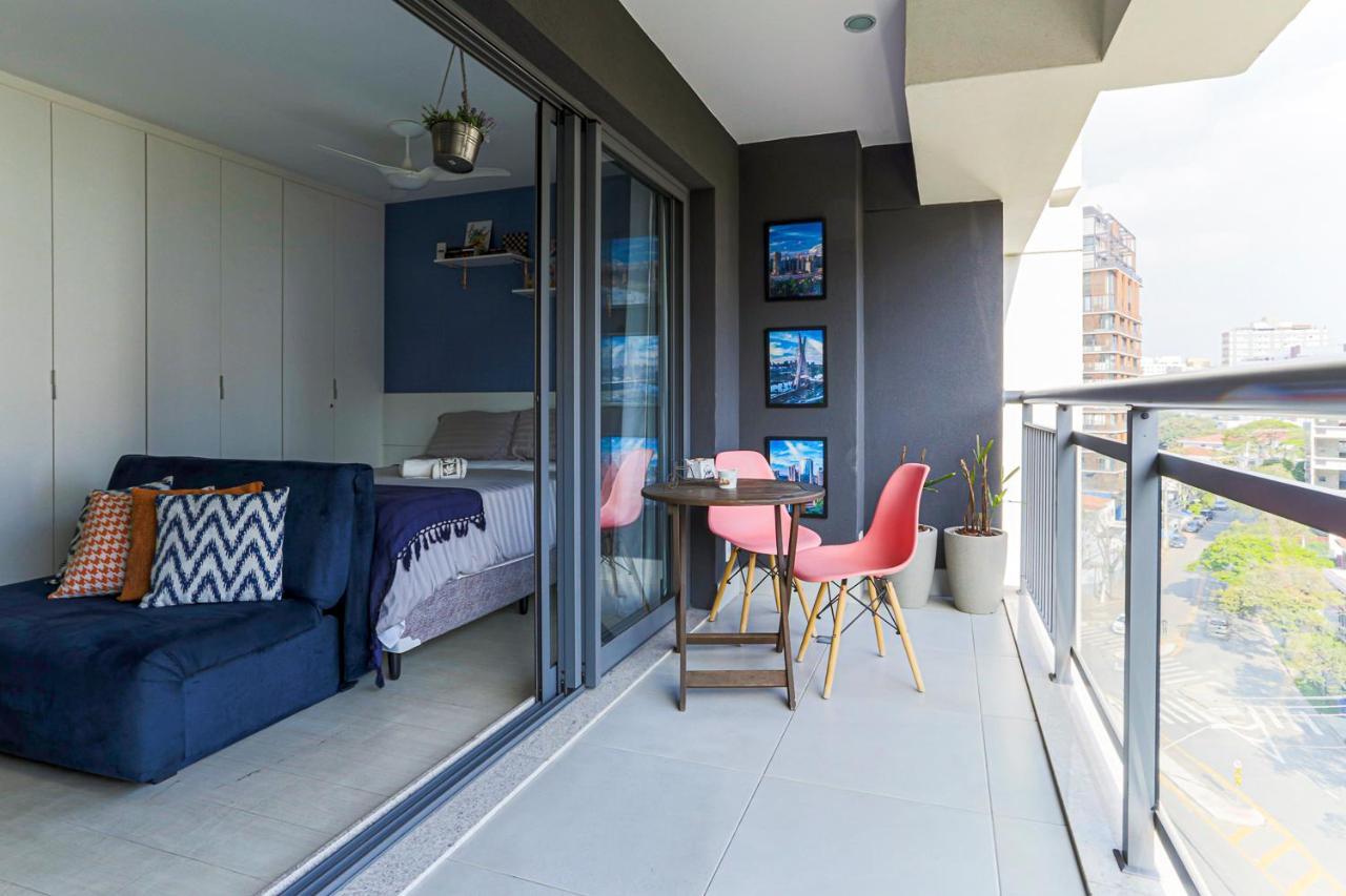 Studio Vila Madalena Com Piscina Climatizada Appartement São Paulo Buitenkant foto