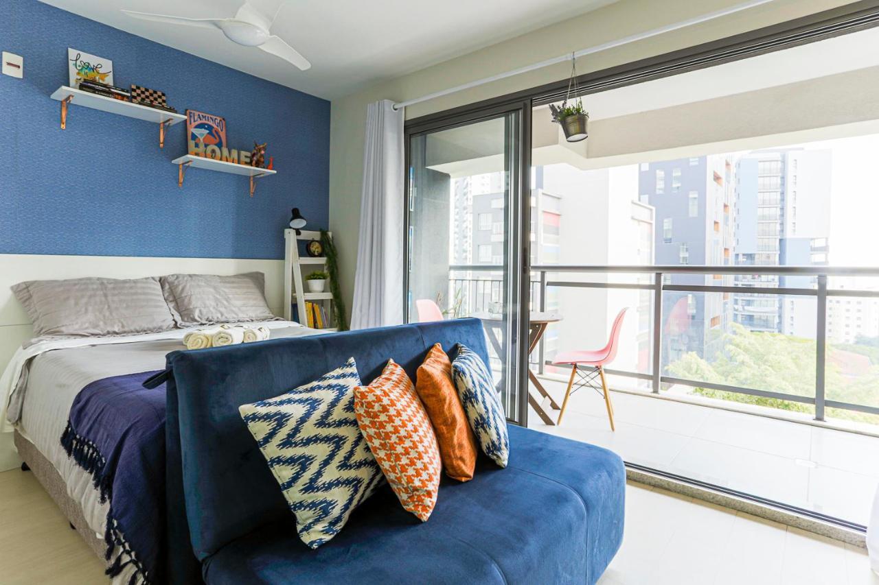 Studio Vila Madalena Com Piscina Climatizada Appartement São Paulo Buitenkant foto